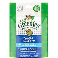 Greenies Feline Dental Cat Treat Tuna Flavour 60G Bag, One Size