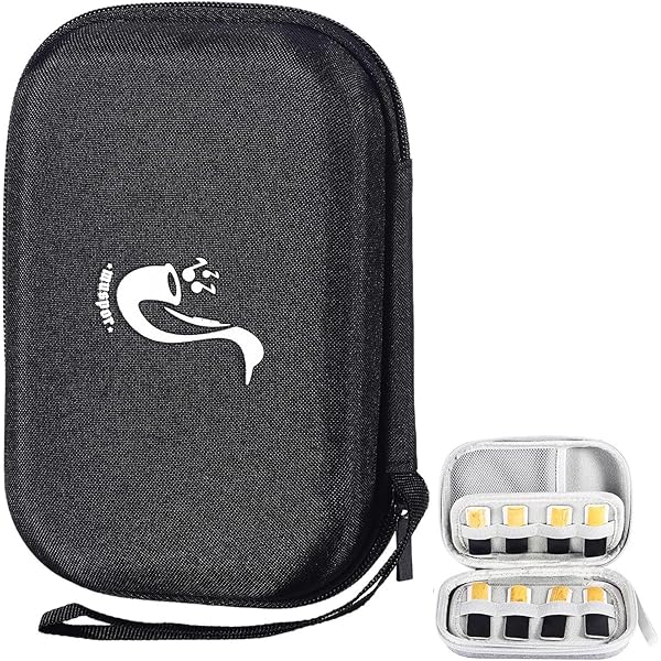 美品! アルトサックス　マウスピース　ケース付き　ノーブランド BAM マウスピースポーチ ソプラノ/アルトサックス兼用 2本入り用 【MP