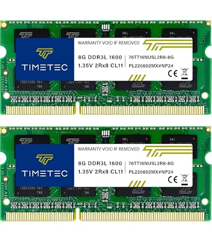 Amazon | 16GB PC3-12800R 1600 MT/s 低電圧 デュアルランク RDIMM、x4