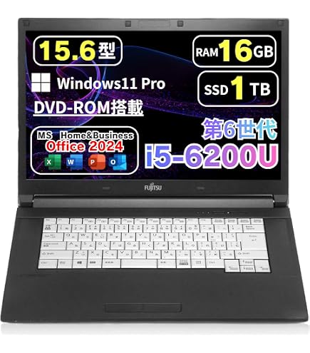 Amazon.co.jp: 【整備済み品】 【Win11、MS Office 2024 H&B搭載