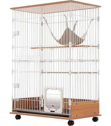 Amazon.co.jp: 廃版 ナチュラルワン 木製ホワイトキャットケージ