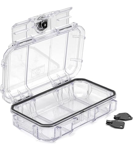 Seahorse 56 Caja seca portátil impermeable, funda protectora rígida - Mil Spec/fabricada en Estados Unidos/IP67 impermeable/bloqueable/hermético/a prueba de olores - para herramientas de mano