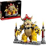 LEGO® Super Mario™ The Mighty Bowser™ 71411 Building Kit; Collectible Set for Adult Fans; Features Button-Activated Head-and-