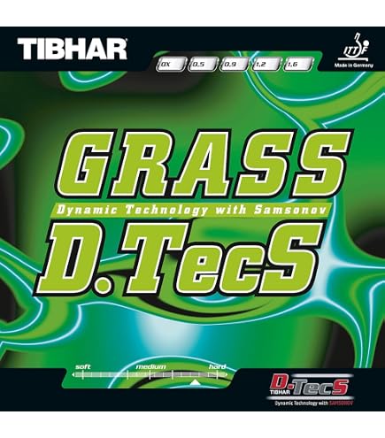 Amazon | ティバー（TIBHAR） 卓球ラバー グラスD.TecS GS BT018-GS 
