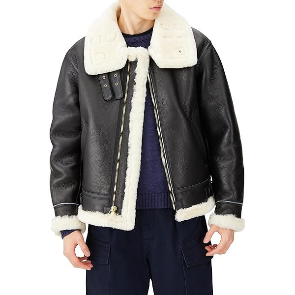 Amazon | (アビレックス) AVIREX 2104 B-3 シープスキン レザー