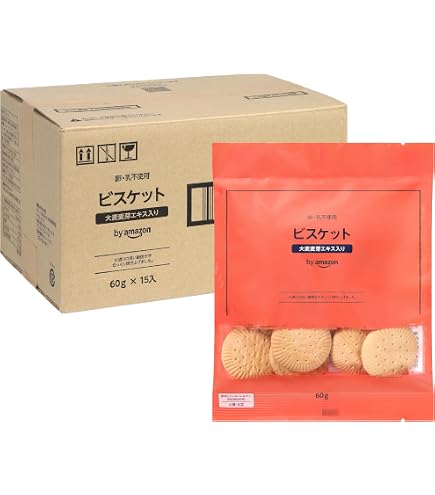 Amazon.co.jp: by Amazon たまごボーロ 12g x 48袋 : 食品・飲料・お酒