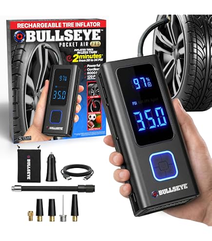 Amazon.co.jp: Bullseye Pro ポケットエア カータイヤインフレーター