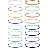 String Surfer Bracelet for Girls Boho Bracelets for Women Adjustable Friendship Bracelets Handmade Braided Rope Bracelets Ank