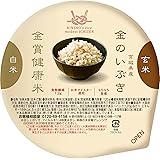 Mother's Market 金賞健康米と金のいぶき 120g×12パック入り ご飯パック 玄米 白米