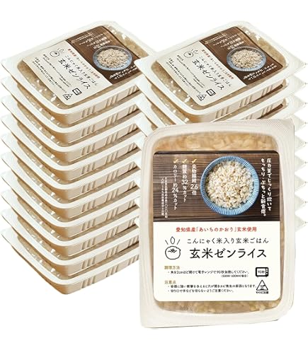 Amazon.co.jp: 60食こんらく米 こんにゃく米 国産 電子レンジ1分 乾燥