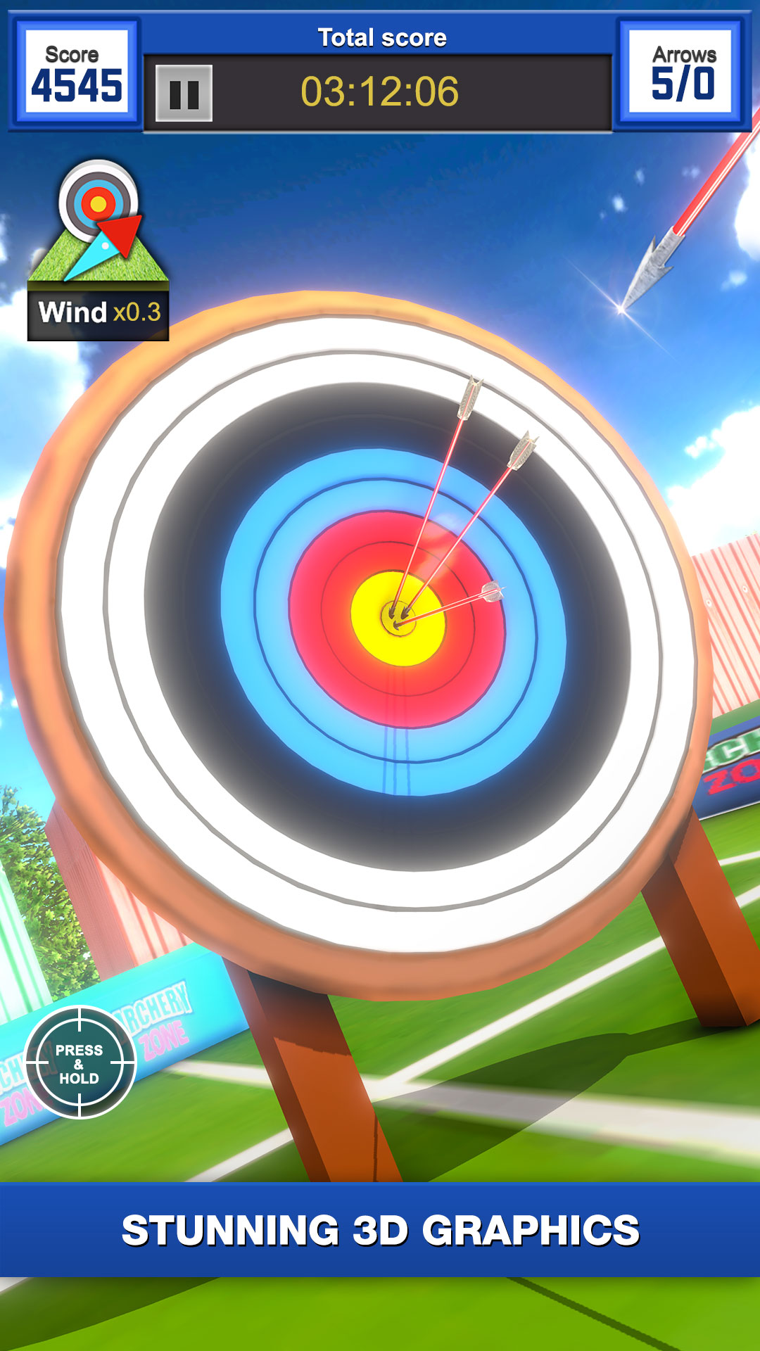 Amazon Co Jp アーチェリーゲーム3d 弓と矢のシューティングゲーム Android アプリストア