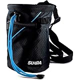 Sukoa Chalk Bag for Rock Climbing - Bouldering Chalk Bag Bucket with Quick-Clip Belt and 2 Large Zippered Pockets - Rock Clim