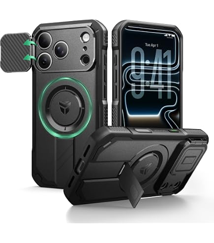 Amazon.co.jp: SURITCH 磁気ケースiPhone 17 Proと互換性 とカメラ保護
