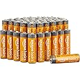 Amazon Basics 48 Pack AA High-Performance Alkaline Batteries, 10-Year Shelf Life, Easy to Open Value Pack