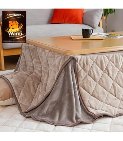 Amazon｜山甚物産 こたつ敷き布団 正方形 190×190cm 綿100％ ウレタン