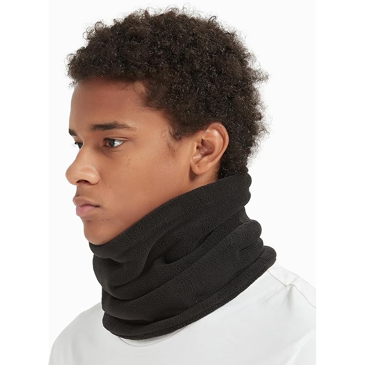 Winter Neck Warmer Gaiter, Fleece Warm Face Cover, Windproof