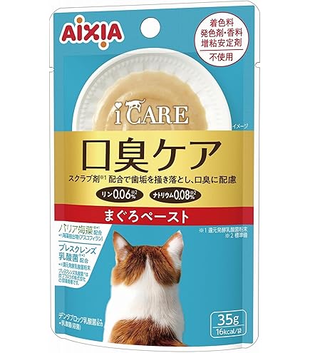 i CARE アイケア 水分補給 まぐろペースト 35g x216袋セット i CARE（アイケア）口臭ケア まぐろペースト 国産 35g 1セット（1袋×12