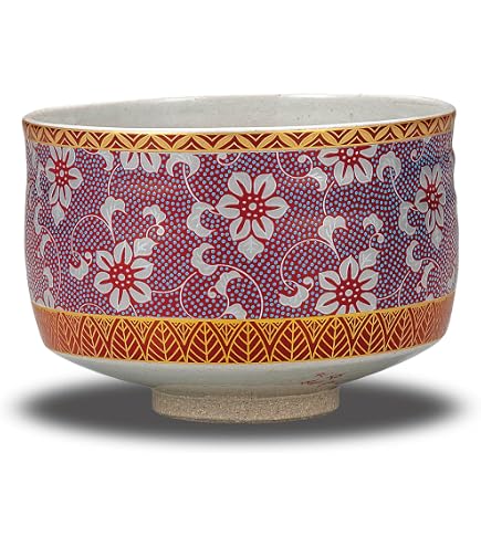 Amazon｜九谷焼いわたや 抹茶碗 青粒鉄仙 AP8-0527｜抹茶碗 オンライン通販