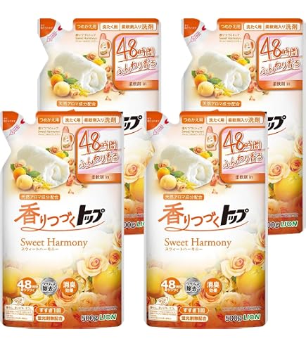 Amazon | ライオン 香りつづくトップ スウィートハーモニー 詰め替え