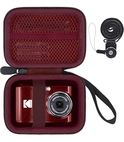 Amazon | Kodak PIXPRO FZ55 デジタルカメラ(レッド) + 32GB メモリー
