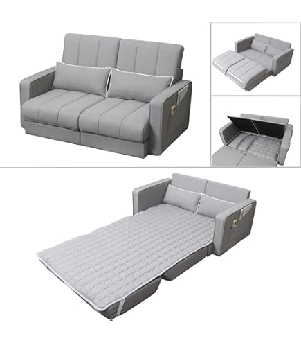 ベージュソファベッド2人掛け MODERN DECO ソファーベッド ソファー 2人掛け ペット対応生地 3