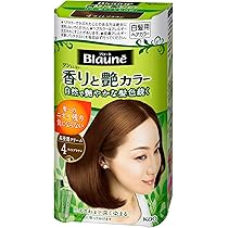 Amazon | ブローネクリームヘアカラー 4 やや明るい栗色 【HTRC5.1