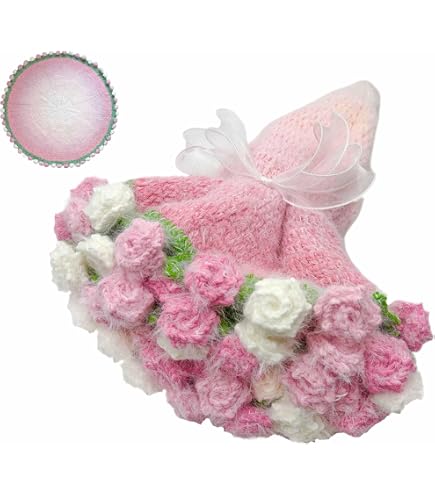Amazon｜薔薇のブーケが楽しめるフラワー毛布 完成品 花束になるバラの
