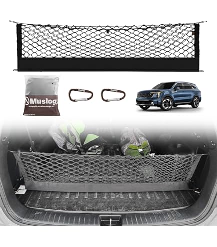 Cargo Net For Trailer | Heavy Duty Cargo Net Stretchable | Adjustable Elastic Trunk Storage Net With 4 Fixed Belt For Suvs Cars And Trucks