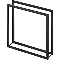 山崎実業(Yamazaki) ペーパーナプキンホルダー ブラック 約W14.5XD3.2XH14.5cm タワー 4385