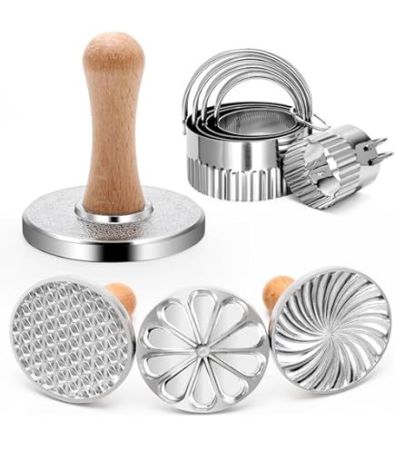 Fnochy New Cute Halloween Cookie Press For Baking Cookie Mould Press, Pumpkin, Ghost, Hat Cookie Set Kitchen Tools Plastic Cookie Stamps(Halloween Decorations