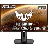 ASUS ゲーミングモニター 27インチ VG278Q (1ms/144HZ/HDMI/DP/DVI/スリムベゼル/G-SYNC™対応/FreeSync対応/フリッカーフリー/昇降ピボット/VESA)