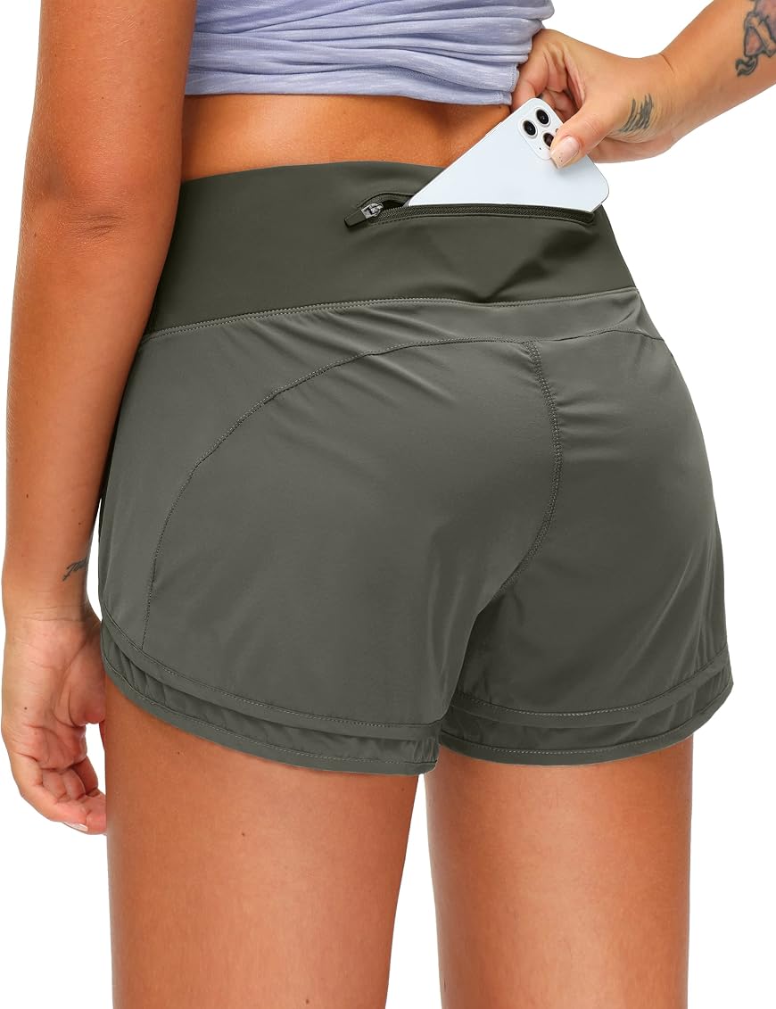 Quick-Dry Workout Athletic Gym Shorts 