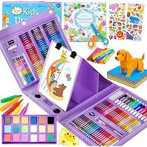 Amazon | Okiki お絵描きセット【新色追加】208ピース お絵かきセット