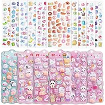 Amazon | MORISHOP 3D立体ごほうびシール ランダム 10枚大容量