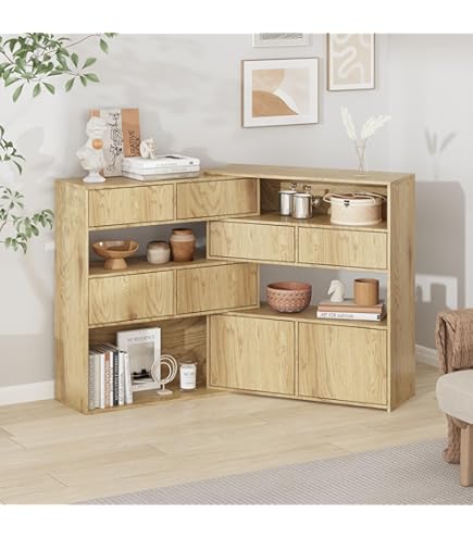 Amazon.co.jp: 大川家具 オスロ サイドボード ワイドタイプ W1150×D320