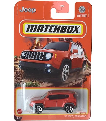 ミニカー MATCHBOX MOTOR TREND Jeep Amazon.co.jp: Matchbox '19 Jeep Renegade ホワイト 40/100 : おもちゃ