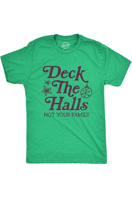 Mens Deck The Halls Not Your Family 