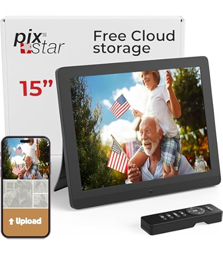 Amazon | Pix-Star 10 Inch Wi-Fi Cloud Digital Picture Frame with