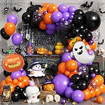 Amazon | BTZO ハロウィン 風船 バルーン ハロウィン飾り HALLOWEEN