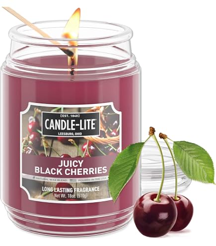 Amazon.co.jp: Yankee Candle、ブラックチェリーの香り付きキャンドル