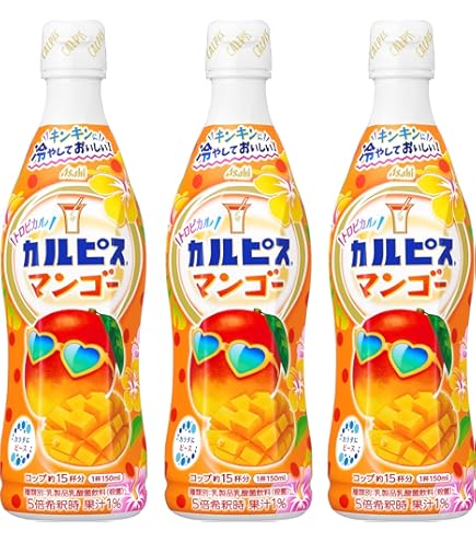Amazon.co.jp: アサヒ飲料 カルピス 温州みかん 470ml×3本[希釈用