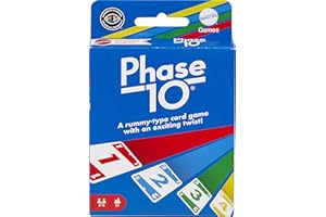Mattel Games Phase 10 Card Game with 108 Cards, Makes a Great Kids, Family or Adult Game Night, Ages 7 Years and Older