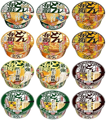 Amazon.co.jp: 日清食品 どん兵衛 西 特盛シリーズ 3種類×8(24食