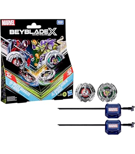 Beyblade X and Marvel Collab, Captain America 4-70GB vs. Red Hulk