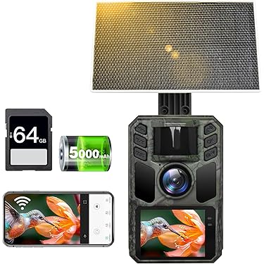 大特価❣️トレイルカメラ ソーラーカメラ 赤外線カメラ スマホ対応　 　防水 Amazon.co.jp: 2025最新型 トレイルカメラ wifi ソーラー