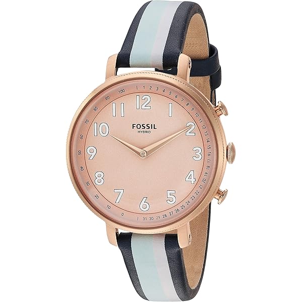 Amazon.co.jp: Fossil FTW5051 レディース ステンレススチール