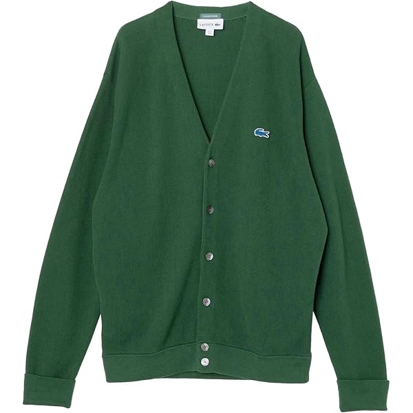 LACOSTE カーディガン ダークグリーン Amazon | [シップス] 別注 LACOSTE: コットン/ポリエステル V