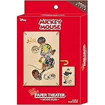 Amazon | ミッキーマウス MICKEY MOUSE ペーパーシアター ウッド