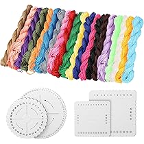 組紐道具10点セット Amazon.co.jp: Veenkeny 20色セット組紐 キット くみひもキット