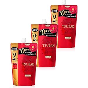 TSUBAKI(ツバキ) プレミアムモイスト シャンプー つめかえ用 【まとめ買い】 660ml×3個
